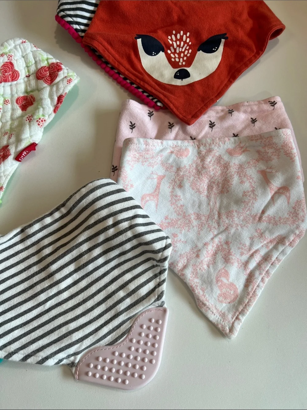Kids Teething Bandana Bibs - Drool Catchers